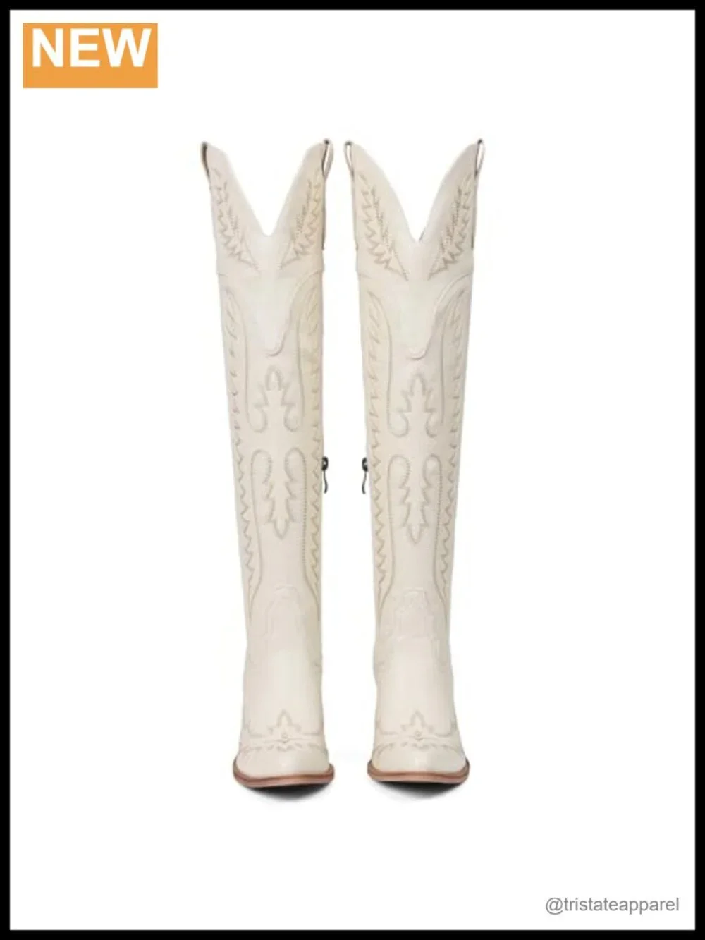 Over Knee Cowgirl Boots Women Western Tall Pointed Toe Block Heel